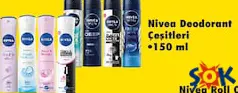 NİVEA DEODORANT ÇEŞİTLERİ 150 ML
